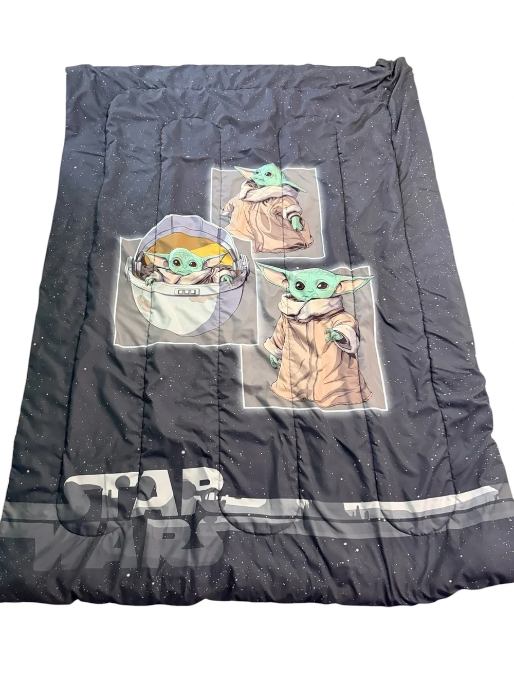 Star Wars Grogu Baby Yoda Twin Comforter Reversible Kids Bedding Gender Neutral